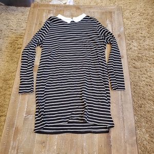 Forever 21 Collared Stripe Dress
